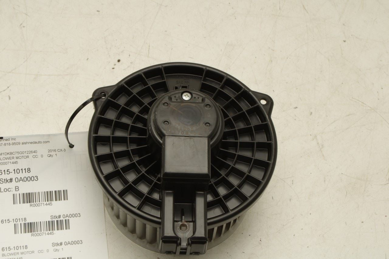 2016-2020 Mazda CX-3 Touring 2.0L HVAC Blower Motor Fan DD2F-61-B10 OEM - Alshned Auto Parts