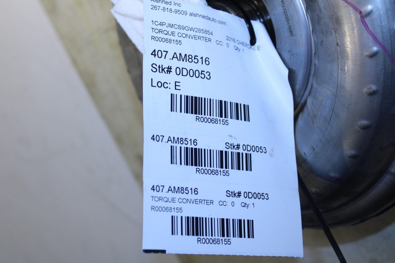 2014-2022 Jeep Cherokee 75th Anniversary 3.2L Auto Transmission Torque Converter - Alshned Auto Parts