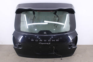 2011-14 Porsche Cayenne S Liftgate Back Door Shell Panel w/ Glass 95851201107GRV