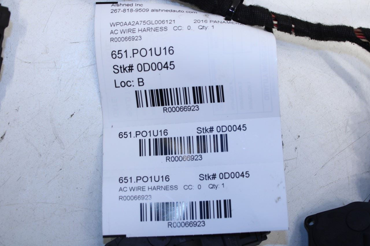 2010-2016 Porsche Panamera HVAC Blend Door Actuator Motor Set with Wire Harness - Alshned Auto Parts