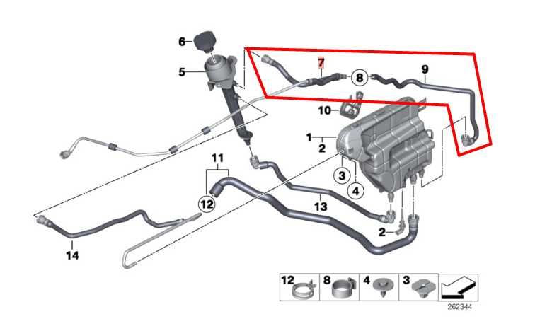 2013-15 BMW 750i xDrive 4.4L Engine Radiator Water Coolant Hose Pipe 17127619711 - Alshned Auto Parts