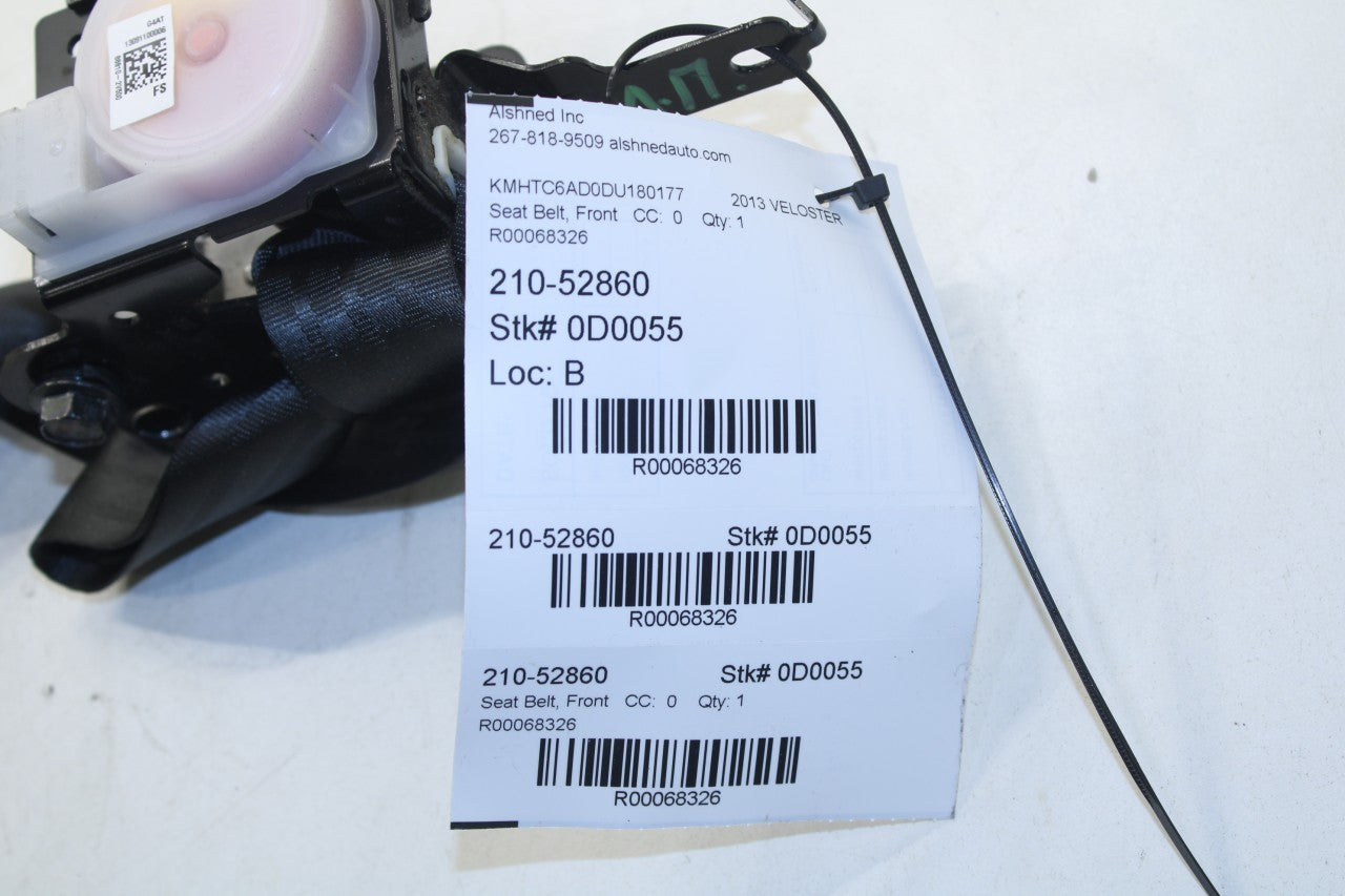2011-2017 Hyundai Veloster 1.6L FWD Front Driver Left Side Seat Belt Retractor - Alshned Auto Parts