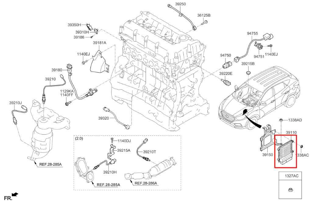 2014-15 Kia Sportage GL 2.4L Engine Computer Control Module ECU ECM 39107-2GCD6 - Alshned Auto Parts