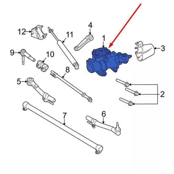2011-2016 Ford F-250 Lariat 6.2L 4WD Power Steering Gear Box BC34-3504-AK OEM - Alshned Auto Parts