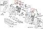 10-11 Toyota Camry LE Rear Right Left and Center 2nd Row Seat Headrest Set of 3 - Alshned Auto Parts