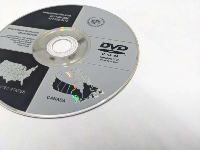 2007 Chevrolet Corvette DVD Navigation Disc Version 3.00 U.S. w Canada 15924195 - Alshned Auto Parts
