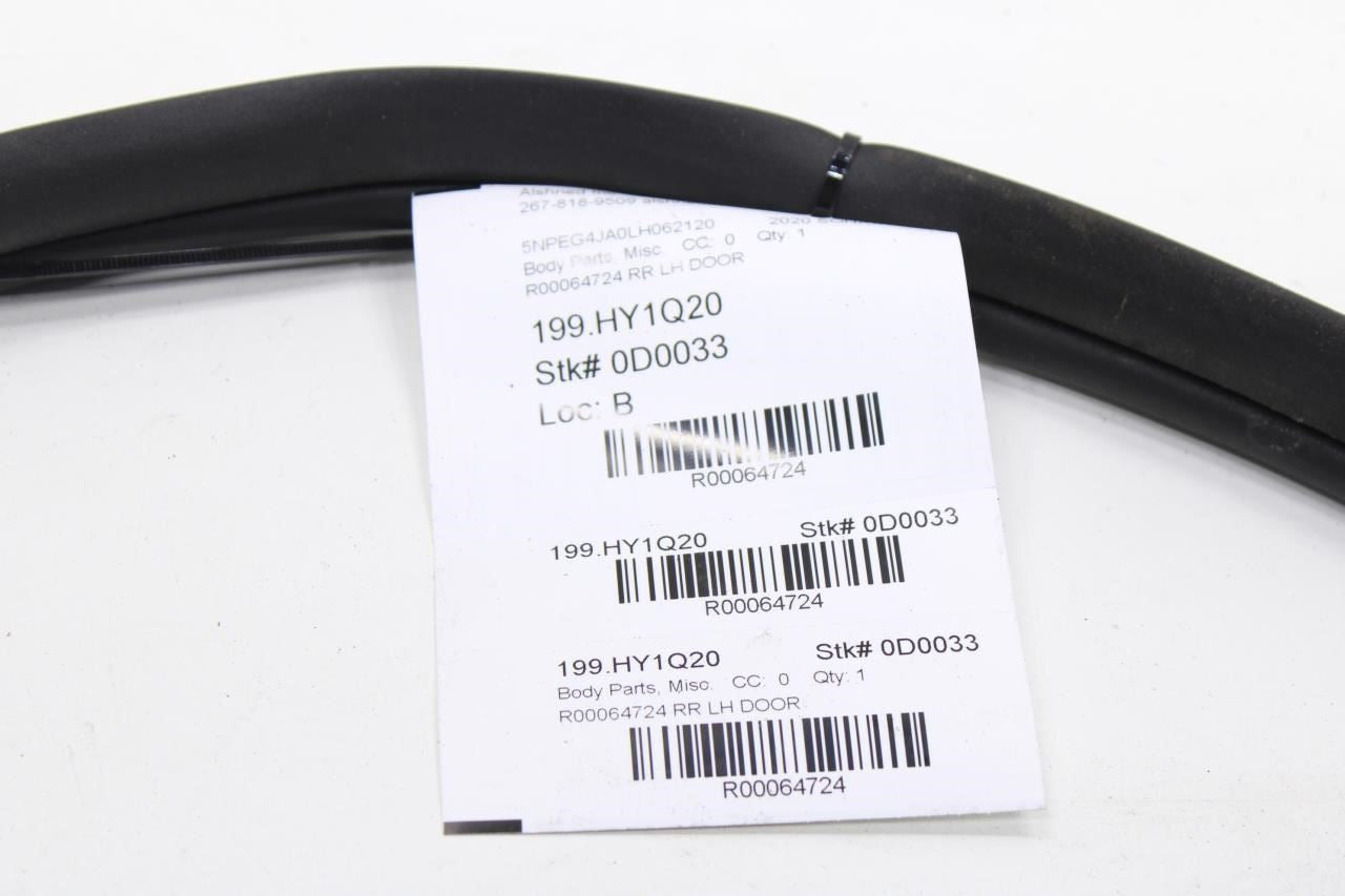 2020-2022 Hyundai Sonata SE Rear Left Door Weatherstrip On Body 83110-L0000 OEM - Alshned Auto Parts