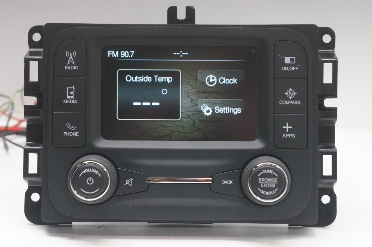 2015-2017 Jeep Renegade Audio Radio Receiver Uconnect w/ 5'' Display 07356594700 - Alshned Auto Parts