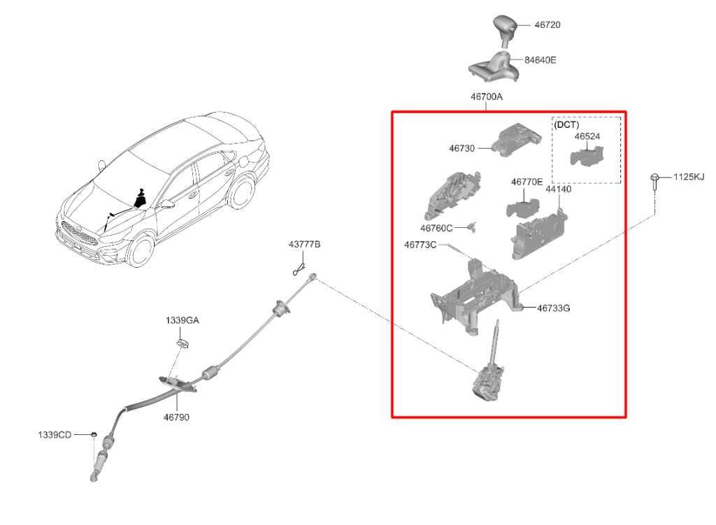 2019-23 Kia Forte LXS 2.0L Automatic Transmission Gear Shifter Lever 46700-M6110 - Alshned Auto Parts