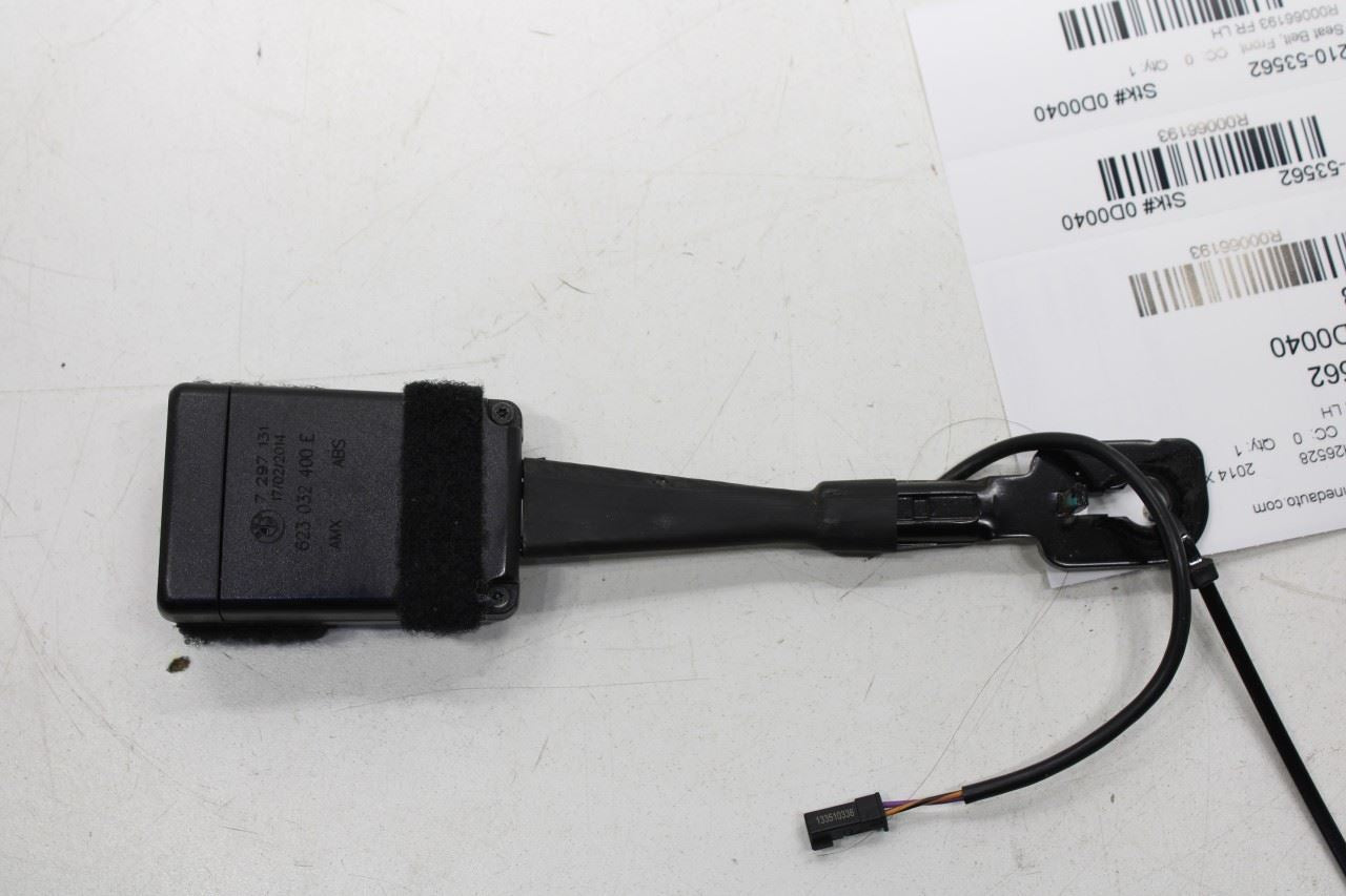 14-18 BMW X5 xDrive35i AWD Front Driver LH Side Seat Belt Buckle 72117297131 OEM - Alshned Auto Parts