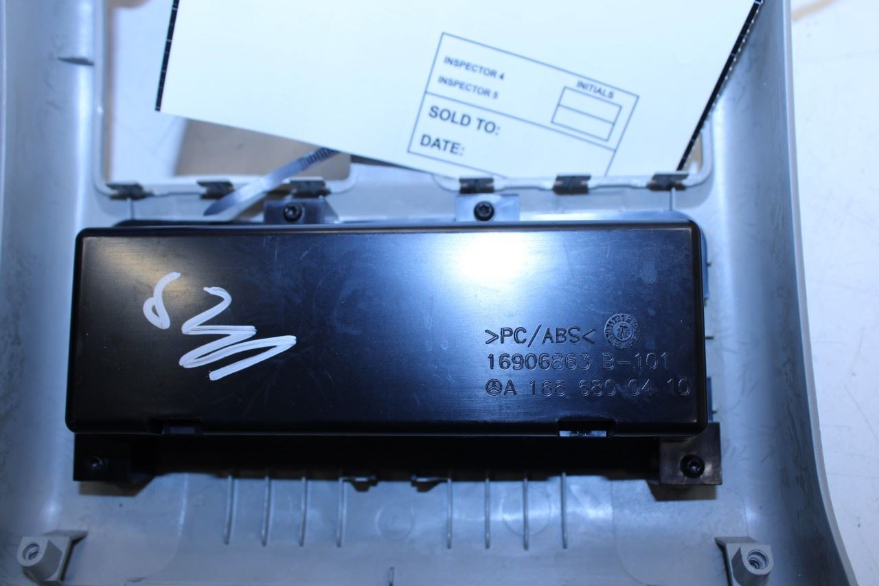 12-15 Mercedes-Benz ML350 Rear Center Console Back Panel Bezel Trim w/ Outlet - Alshned Auto Parts