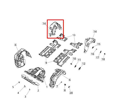 2019-23 Jeep Renegade Sport Rear Right Wheelhouse Liner Splash Shield 68448182AA - Alshned Auto Parts