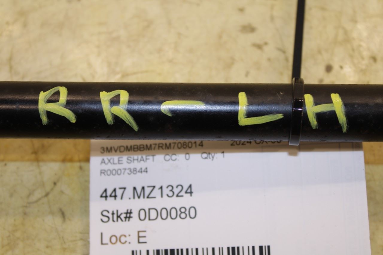 2024-2025 Mazda CX-30 2.5 S AWD Rear Left Driver Side CV Axle Drive Half Shaft - Alshned Auto Parts