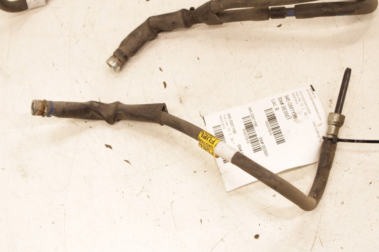 1997-1998 Chevrolet Corvette 5.7L Auxiliary Fuel Tank Return Feed Line Hose Set - Alshned Auto Parts