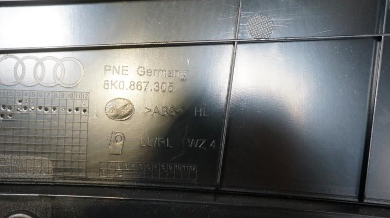 2009-2016 Audi A4 Rear Left Driver Side Door Trim Panel 8K0-867-305 OEM9