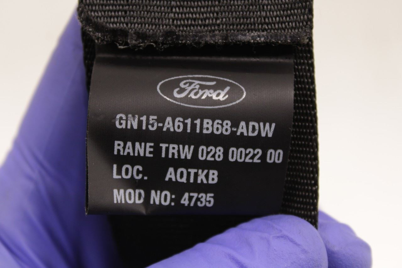 18-22 Ford EcoSport SE FWD Rear Passenger Right Side 2nd Row Seat Belt Retractor - Alshned Auto Parts