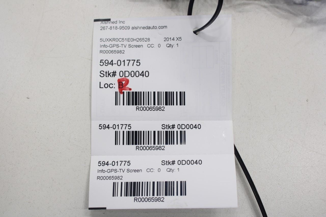 2014-18 BMW X5 xDrive35i Dash Central Information 10.2'' Display Screen 9347878 - Alshned Auto Parts