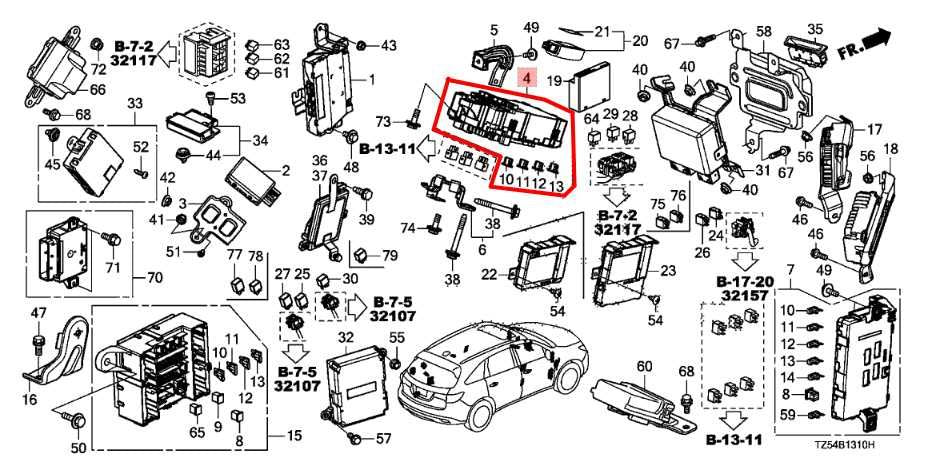 17-18 Acura MDX AWD Cabin Instrument Panel Left Fuse Relay Junction Block *ReaD* - Alshned Auto Parts