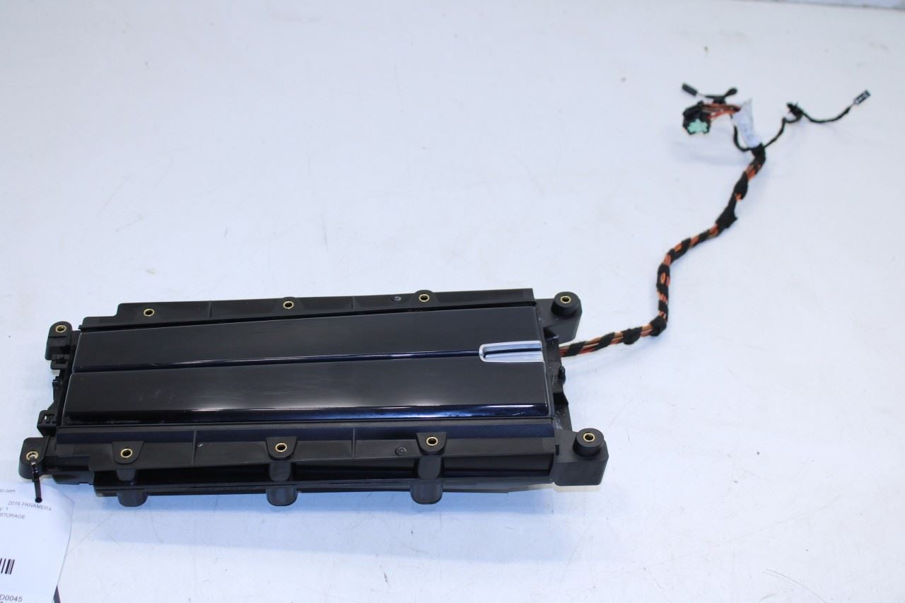 2010-16 Porsche Panamera 4 3.6L Rear 2nd Row Center Console Storage Compartment - Alshned Auto Parts