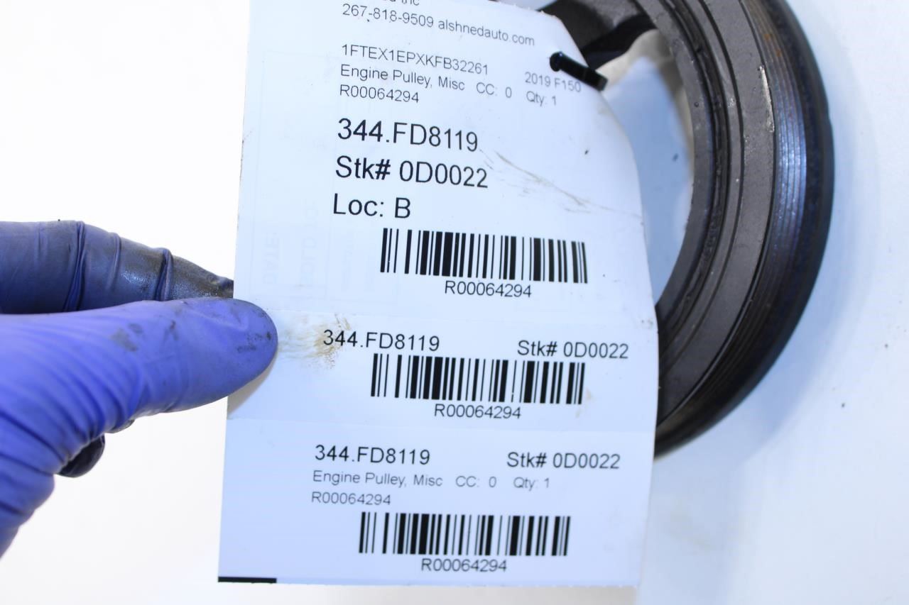 2015-25 Ford F150 XL 2.7L Engine Crankshaft Pulley Vibration Damper FT4E-6316-BC - Alshned Auto Parts