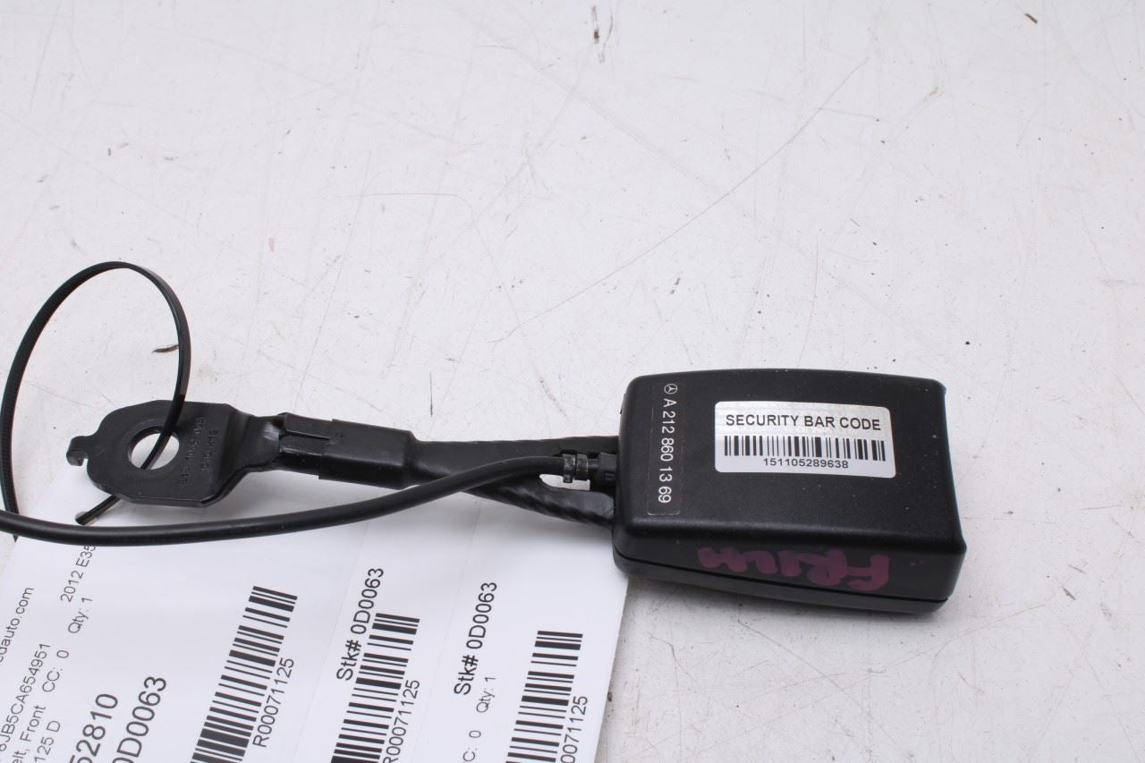10-16 Mercedes-Benz E350 Sport 4Matic Front Driver Left Seat Belt Buckle *ReaD* - Alshned Auto Parts