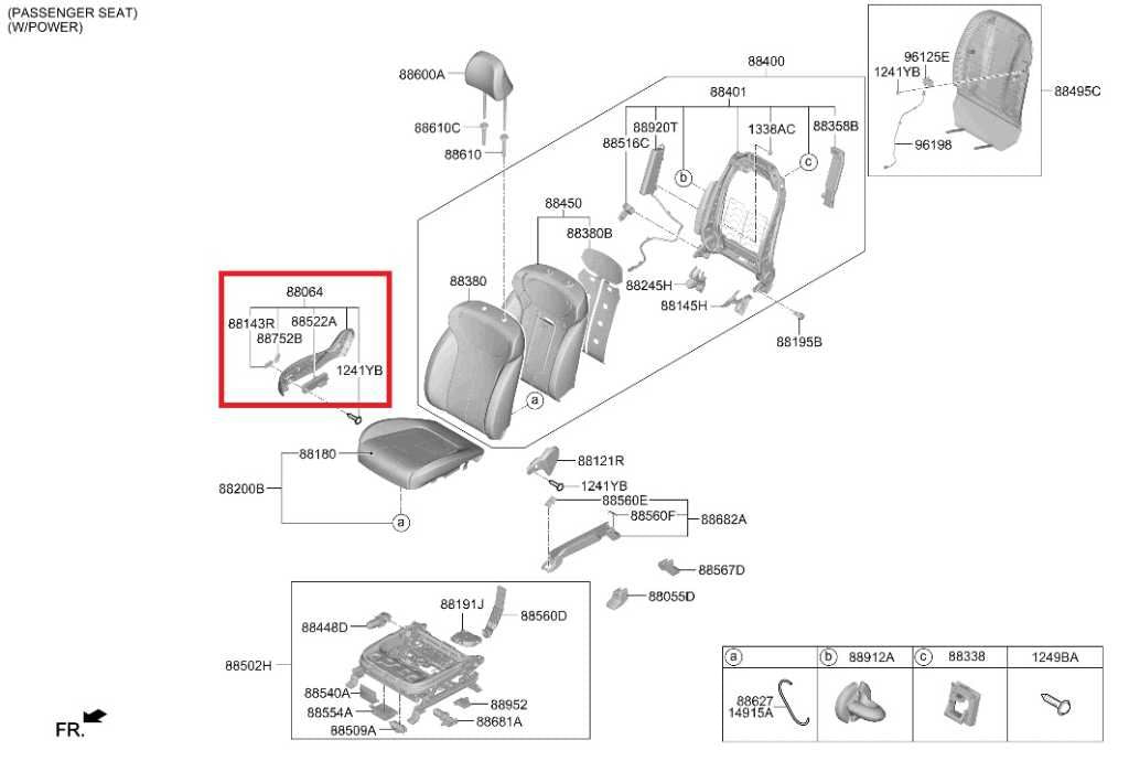 2020-22 Hyundai Palisade Limited AWD Front Right Power Seat Switch 88020S8510NNB - Alshned Auto Parts