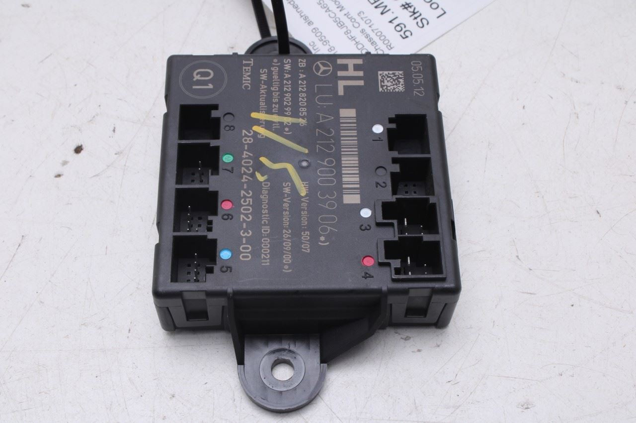 2010-2016 Mercedes-Benz E350 Sport 4MATIC Rear Left Door Control Module - Alshned Auto Parts