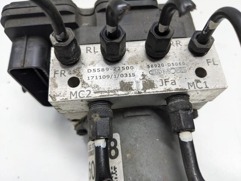 2017-2018 Kia Optima ABS Anti-Lock Brake Pump Control Module 58900-D5060 OEM - Alshned Auto Parts