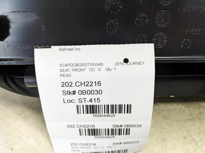 2011-17 Dodge Journey SXT 3.6L FWD Front Passenger Right Side Seat Lower Cushion14