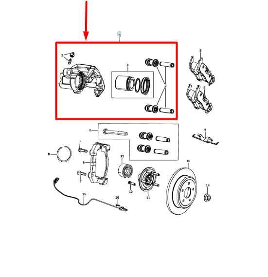 2017-2020 Dodge Durango Rear Right Side Brake Disc Caliper 68052376AA OEM - Alshned Auto Parts