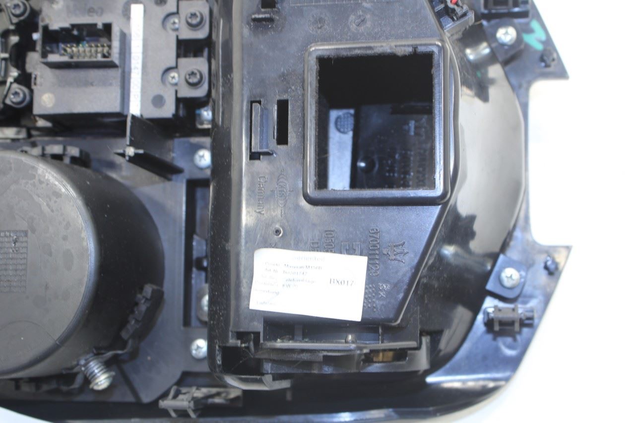 17-18 Maserati Ghibli RWD Console Multi Function Trim Panel w/ Cup Holder *ReaD* - Alshned Auto Parts