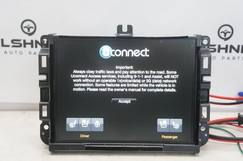 15 Jeep Grand Cherokee 8.4'' Display Uconnect Navi Radio Receiver 68238619AG OEM - Alshned Auto Parts