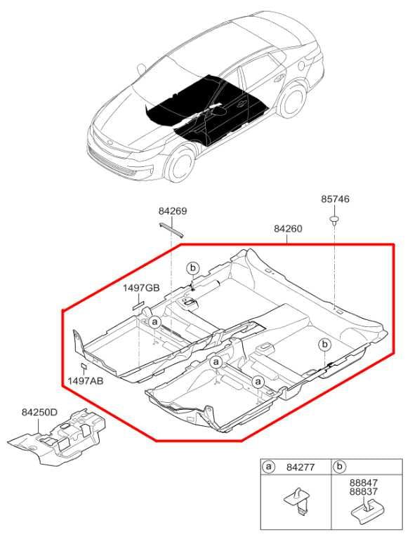 16-18 Kia Optima EX 2.4L FWD Front and Rear 2nd Row Floor Interior Carpet Liner - Alshned Auto Parts