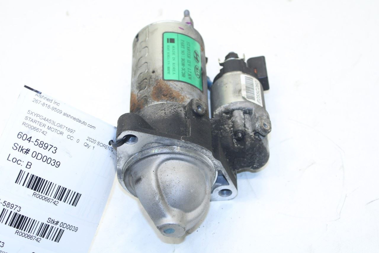 2015-2020 KIA Sorento LX 3.3L Engine Starter Motor 36100-3C260 OEM - Alshned Auto Parts