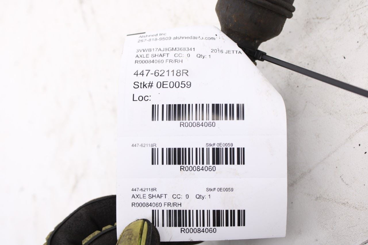 2015-2018 Volkswagen Jetta Sport FWD Front Right Side CV Axle Drive Half Shaft8