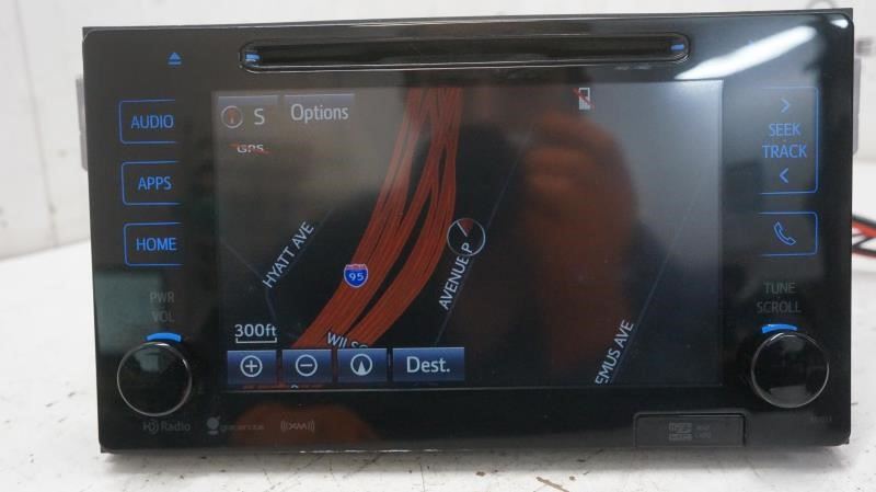 16-19 Toyota Prius Panasonic Navi Radio Faceplate Control w Receiver and Display3