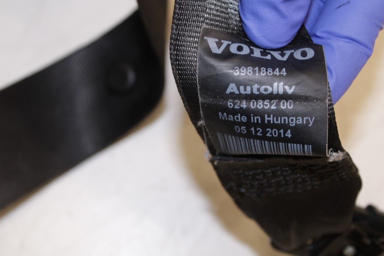2015-16 Volvo S60 T5 Premier 2.0L Front Passenger Right Side Seat Belt Retractor - Alshned Auto Parts