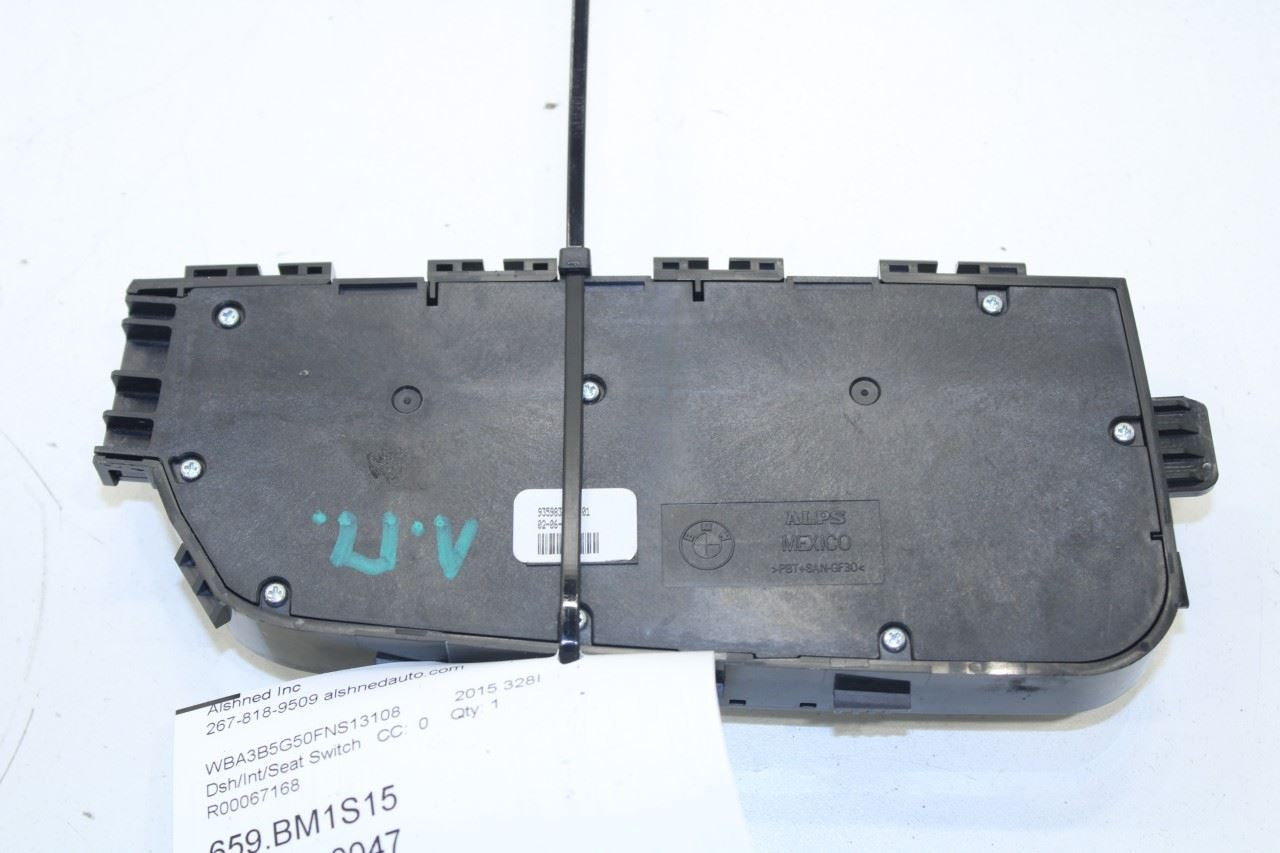 13-16 BMW 328i xDrive SULEV Front Driver LH Side Seat Adjustment Control Switch - Alshned Auto Parts