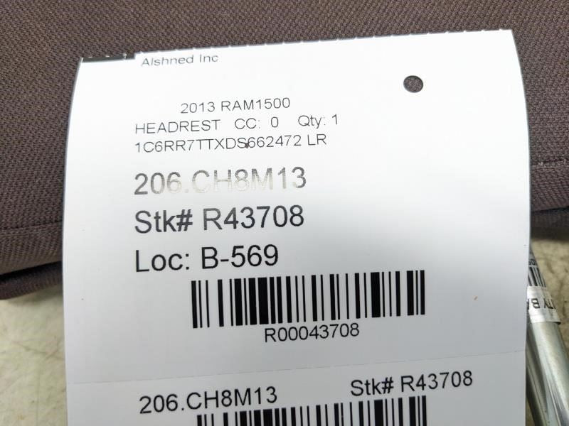 2013-2018 Ram 1500 Rear Right or Left Seat Headrest 2nd Row Cloth 5NA67LU7AA OEM - Alshned Auto Parts