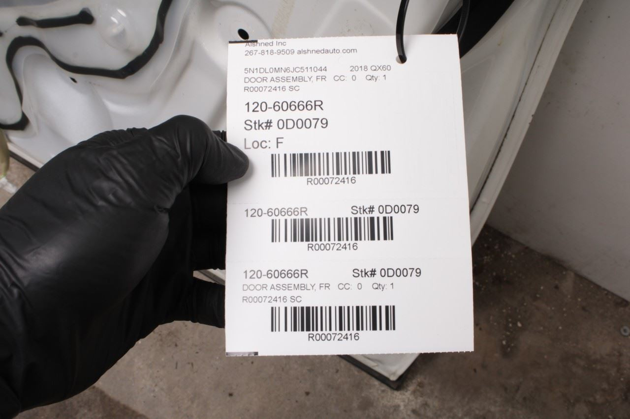 2016-2020 Infiniti QX60 Front Right Passenger Side Door Shell Panel 80100-3JA1A - Alshned Auto Parts