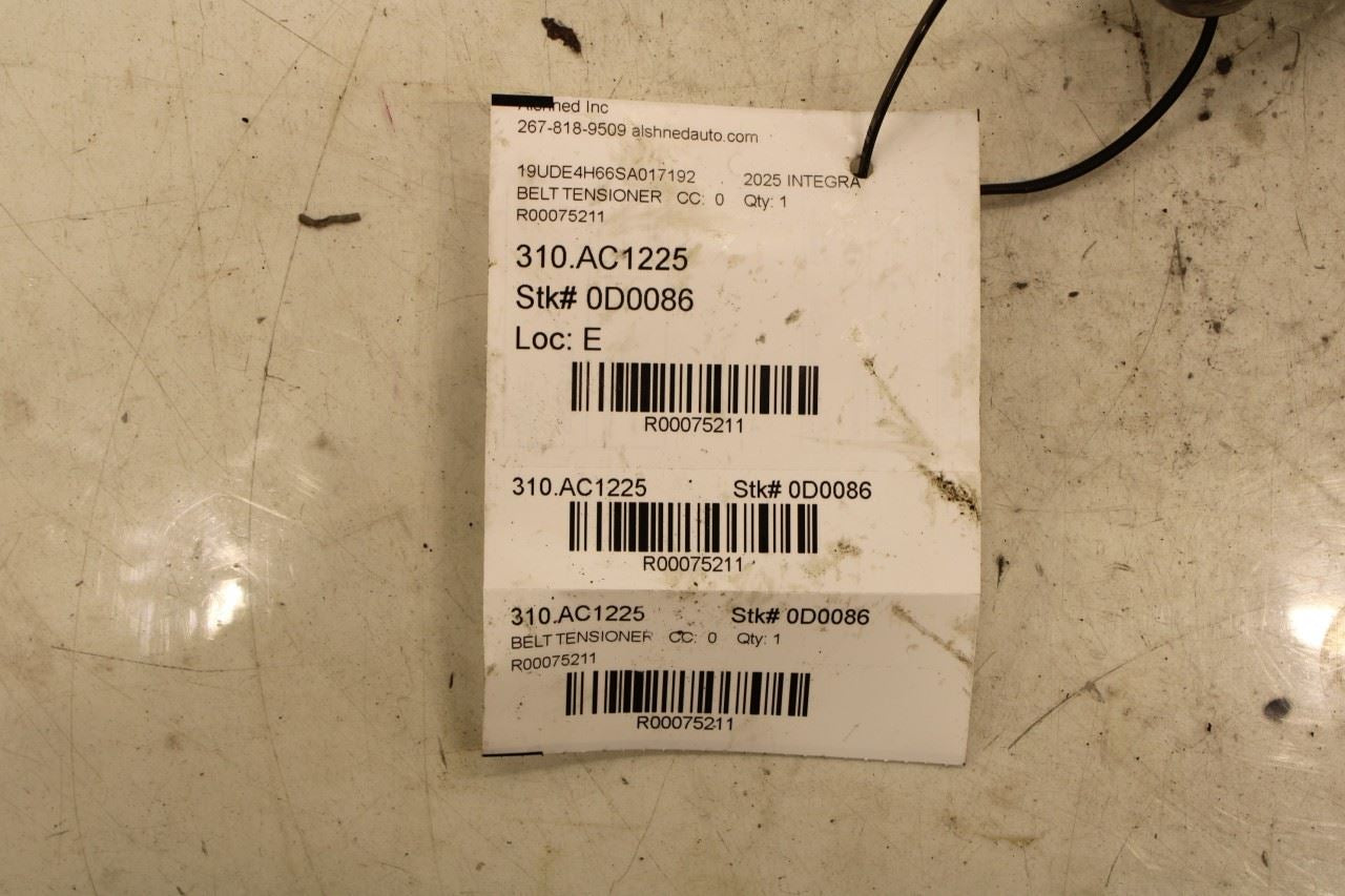 2023-26 Acura Integra A-Spec 1.5L Serpentine Belt Tensioner Pulley 31170-59B-015 - Alshned Auto Parts