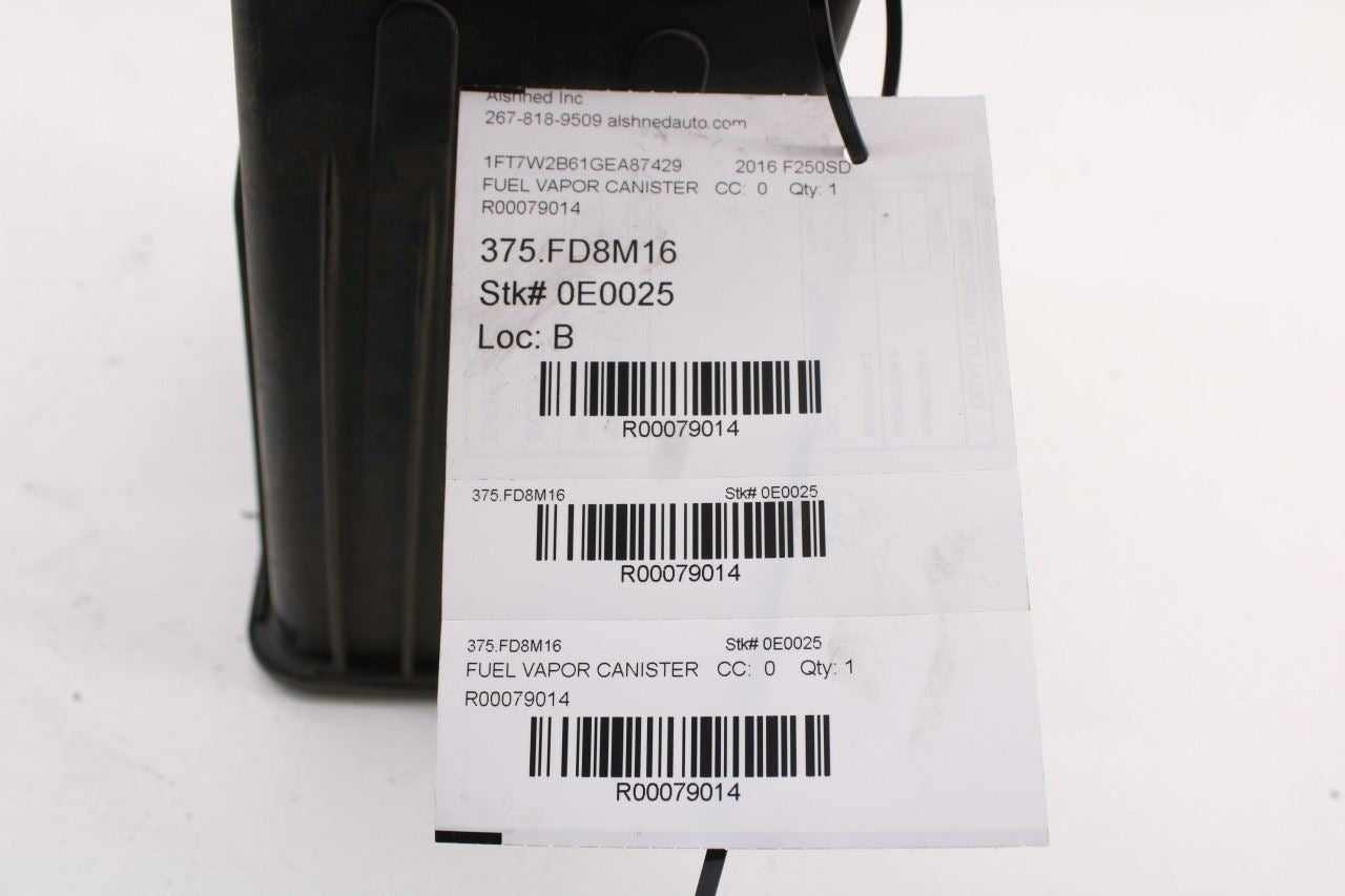 11-2019 Ford F250 Lariat Fuel Vapor Evaporator Emission Canister 9U5A-9B328-AA - Alshned Auto Parts
