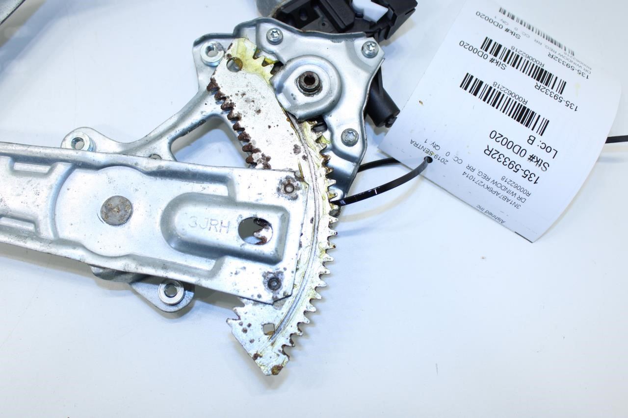 2013-2019 Nissan Sentra SV Rear Right Door Window Regulator w/ Motor 82720-4KH0B - Alshned Auto Parts