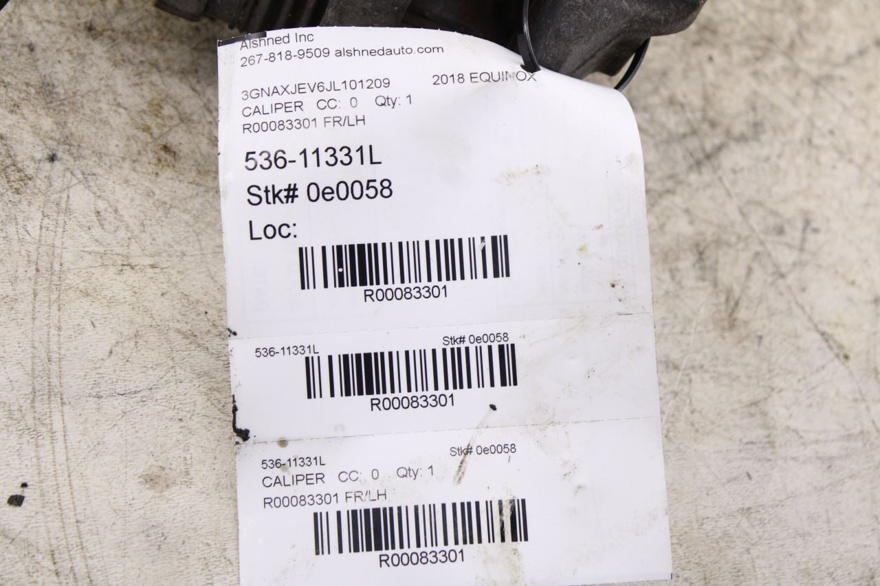 2018-24 Chevrolet Equinox LT 1.5L FWD Front Driver Left Side Brake Disc Caliper15