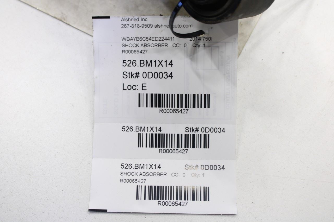 13-15 BMW 750i xDrive AWD Rear Right Suspension Shock Strut Absorber 37126858814 - Alshned Auto Parts