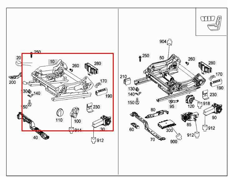 2008-14 Mercedes-Benz C350 Sport 3.5L RWD Front Left Side Seat Lower Track Frame - Alshned Auto Parts