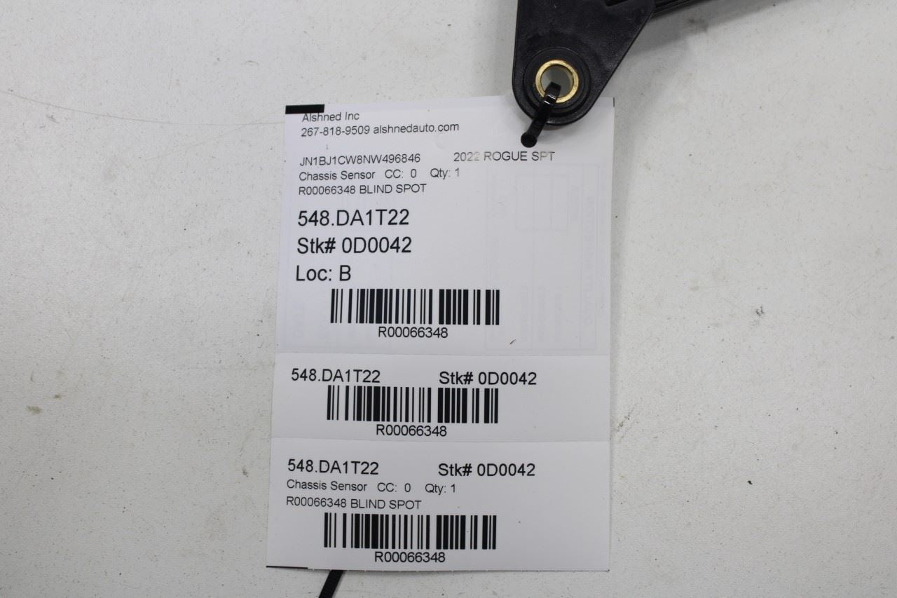 20-2022 Nissan Rogue Sport SL AWD RR LH Blind Spot Detection Radar Sensor Module - Alshned Auto Parts