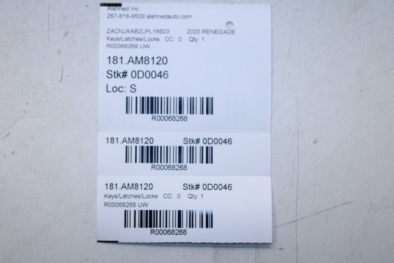 2016-20 Jeep Renegade Sport 2.4L Smart Key Keyless Remote Entry Fob Transmitter - Alshned Auto Parts