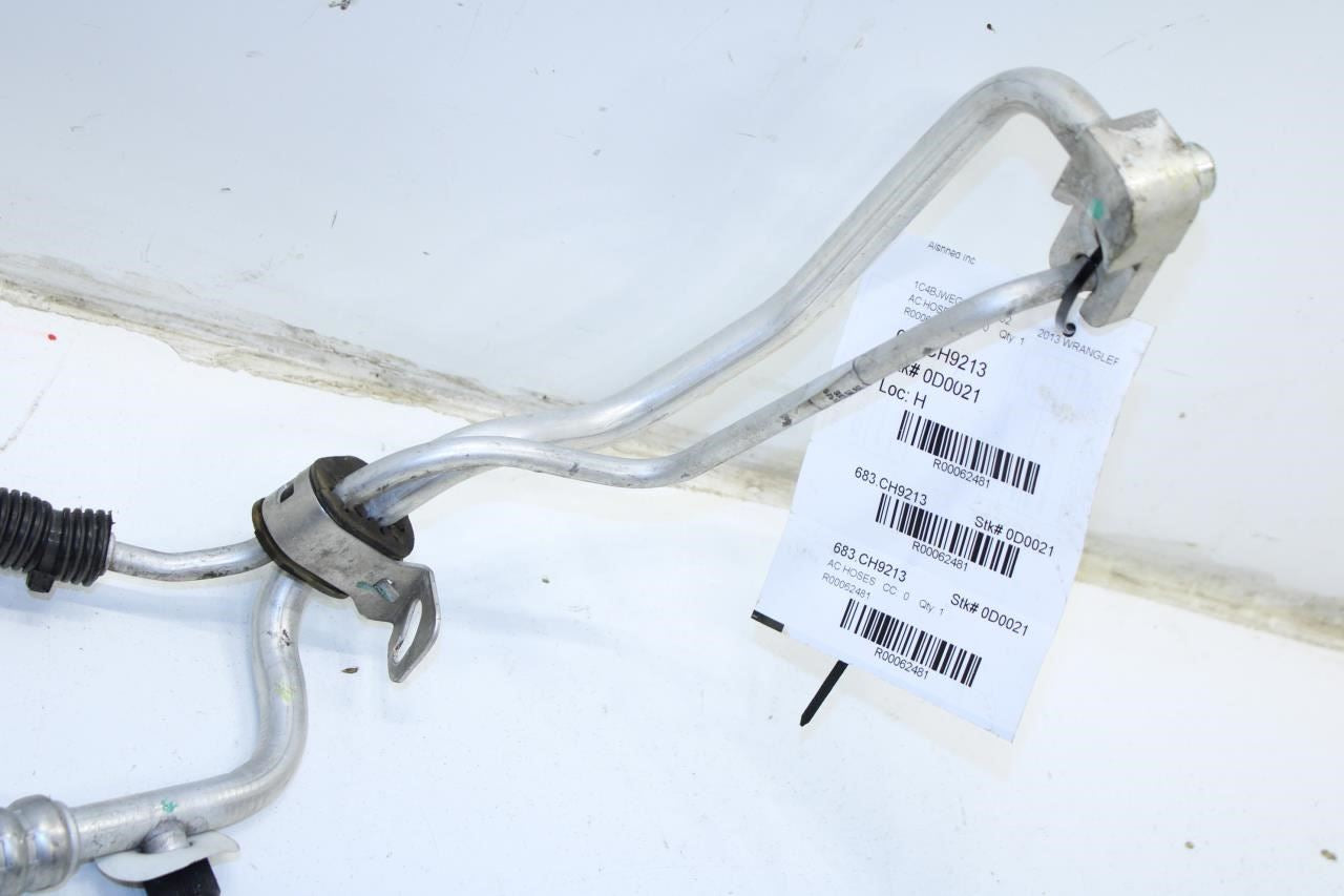 2012-18 Jeep Wrangler Sahara 3.6L AC Suction and Liquid Line Hose 55111375AE OEM - Alshned Auto Parts