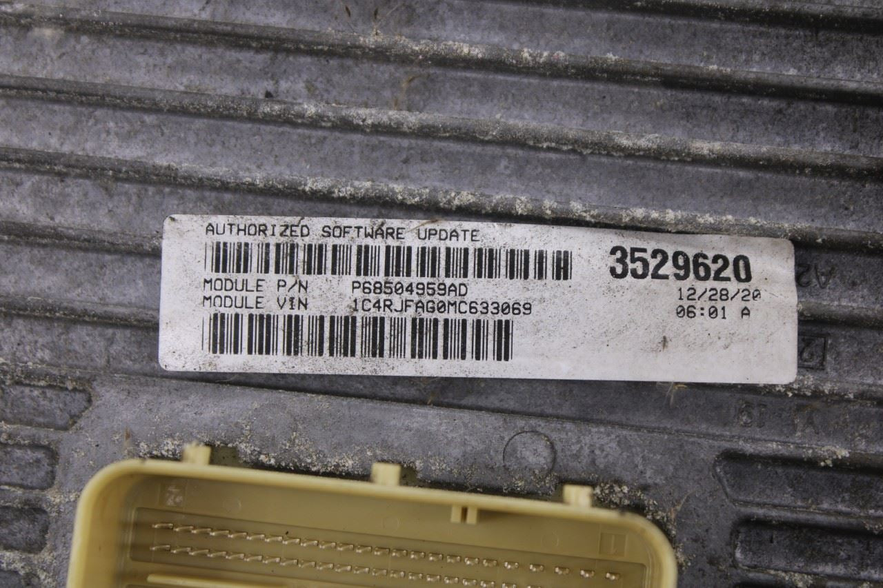 2020-2021 Jeep Grand Cherokee Laredo X 4X4 3.6L Engine Computer Control Module - Alshned Auto Parts